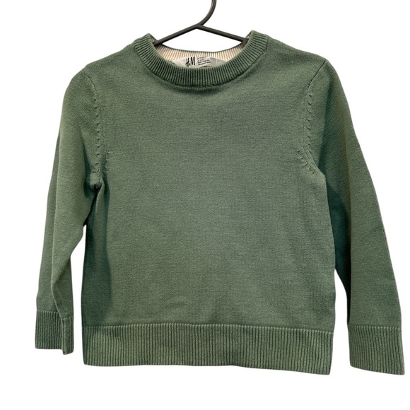 H&M Green Knit Sweater - Picture 1 of 5